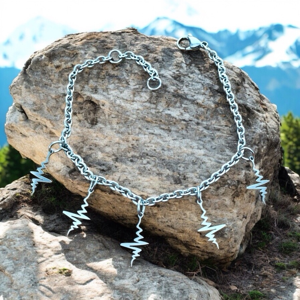 🆕 Heartbeat Anklet Stainless Steel